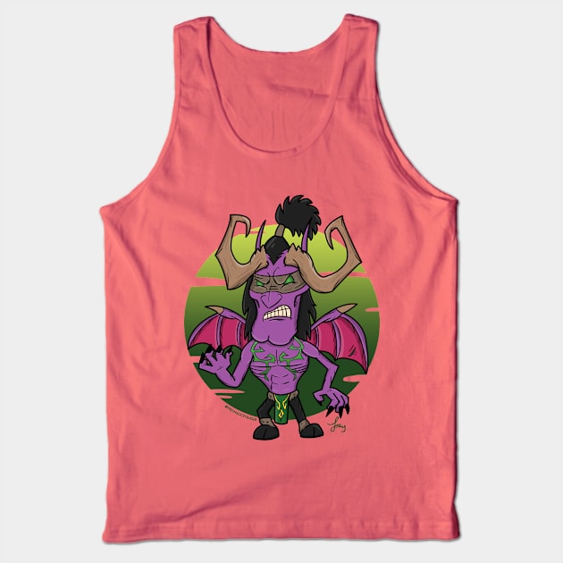 Illidan - Lil' Blizzard T-Shirt Tank Top by Frayed